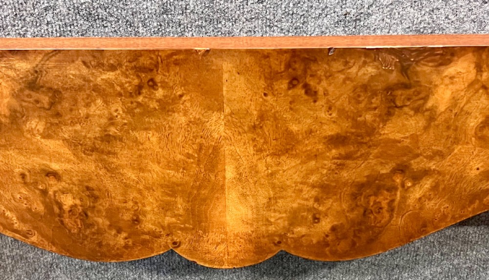  Very Good Pair of Antique Burr Walnut Single Beds View VI