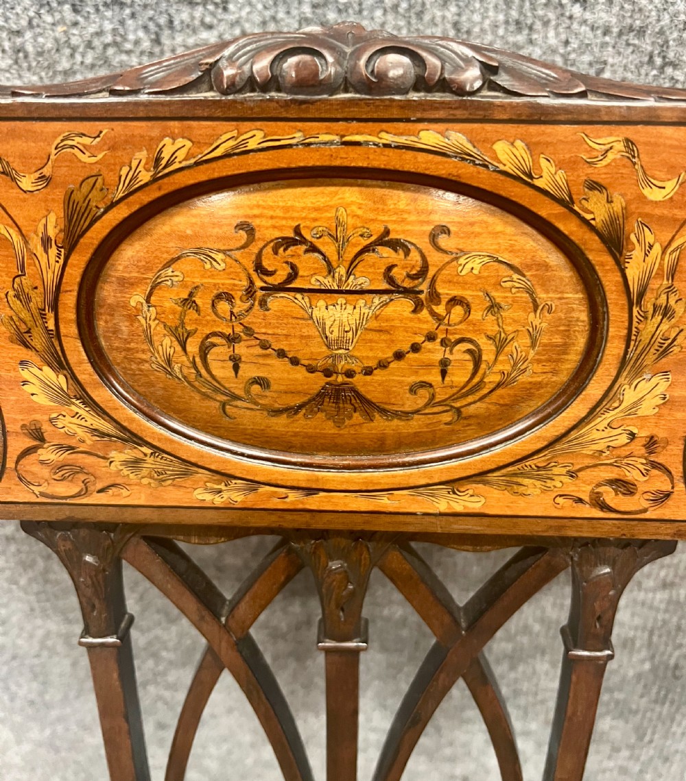 Superb Quality Edwardian Inlaid Elbow Chair View II