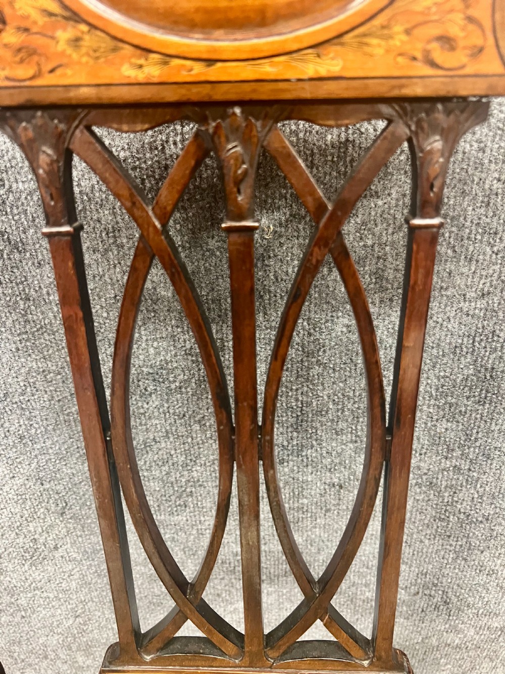Superb Quality Edwardian Inlaid Elbow Chair View VII