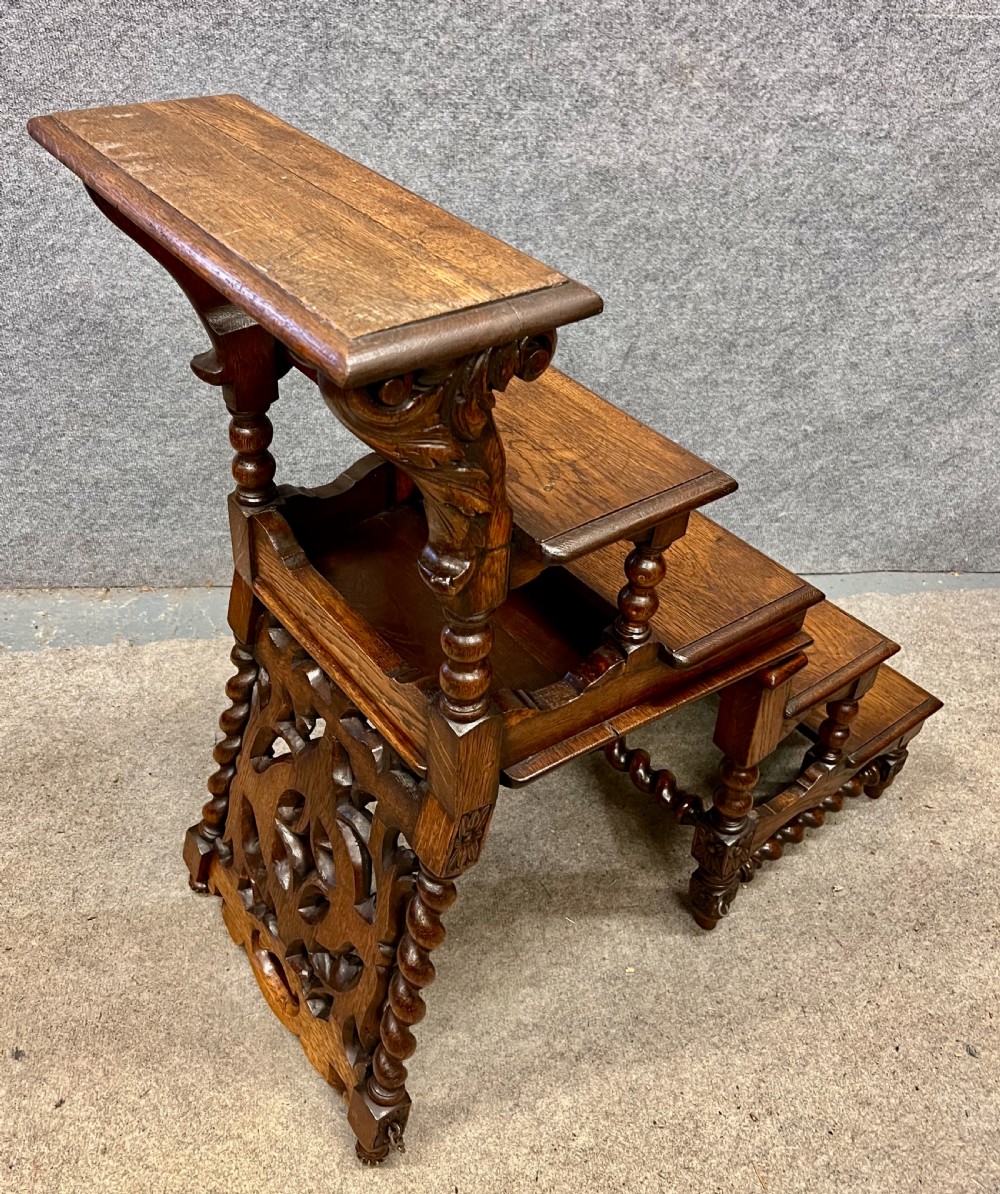 19th.Century Metamorphic Carolean Style Chair Steps View VIII