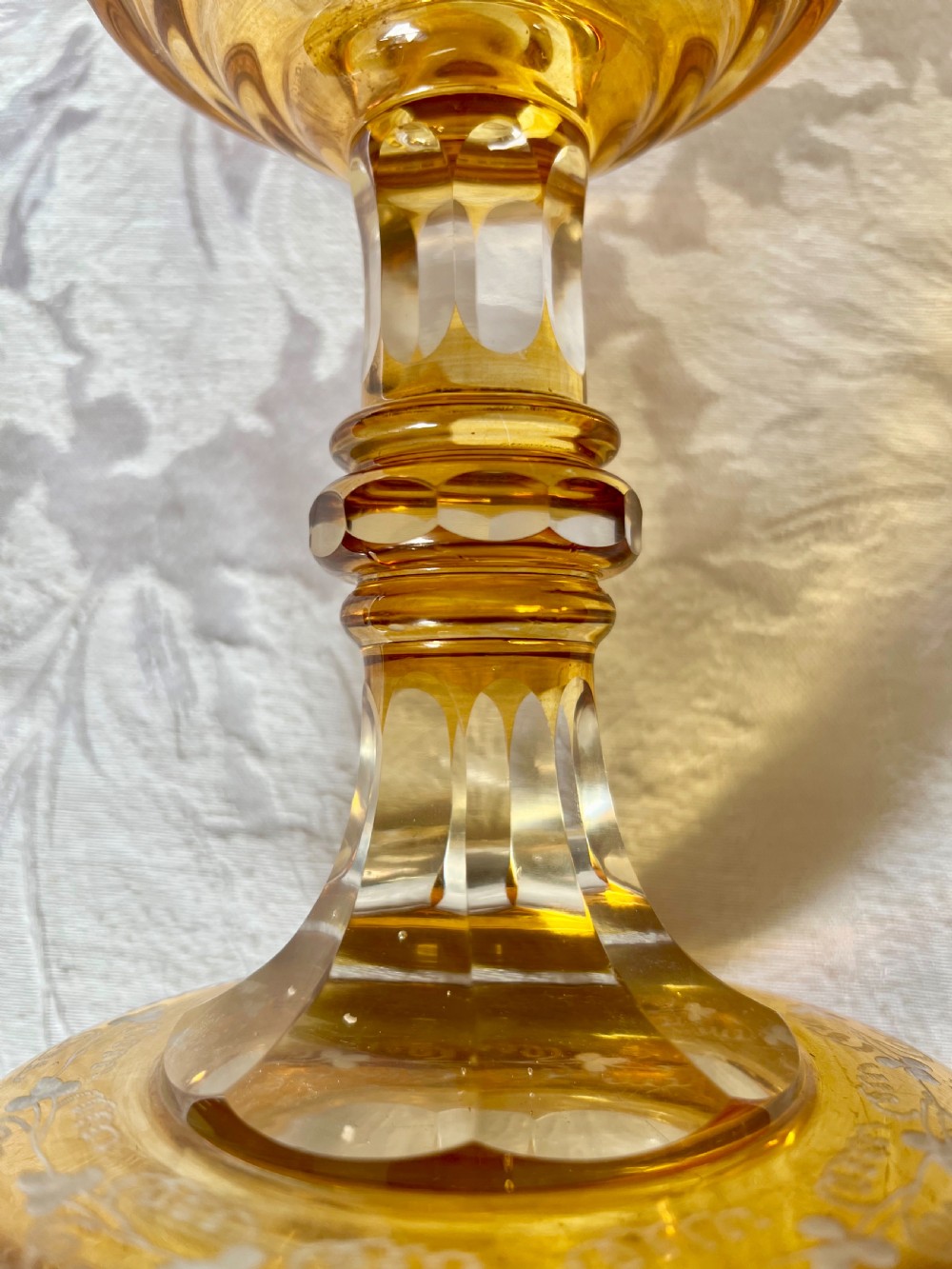 Large Bohemian Engraved Goblet View VII