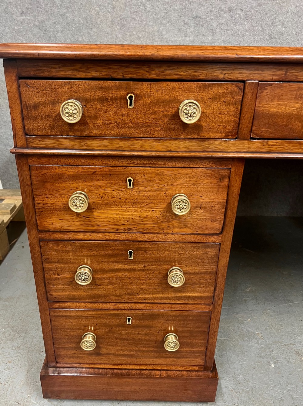 Good Quality 19th.Century Mahogany Partners Desk View VI