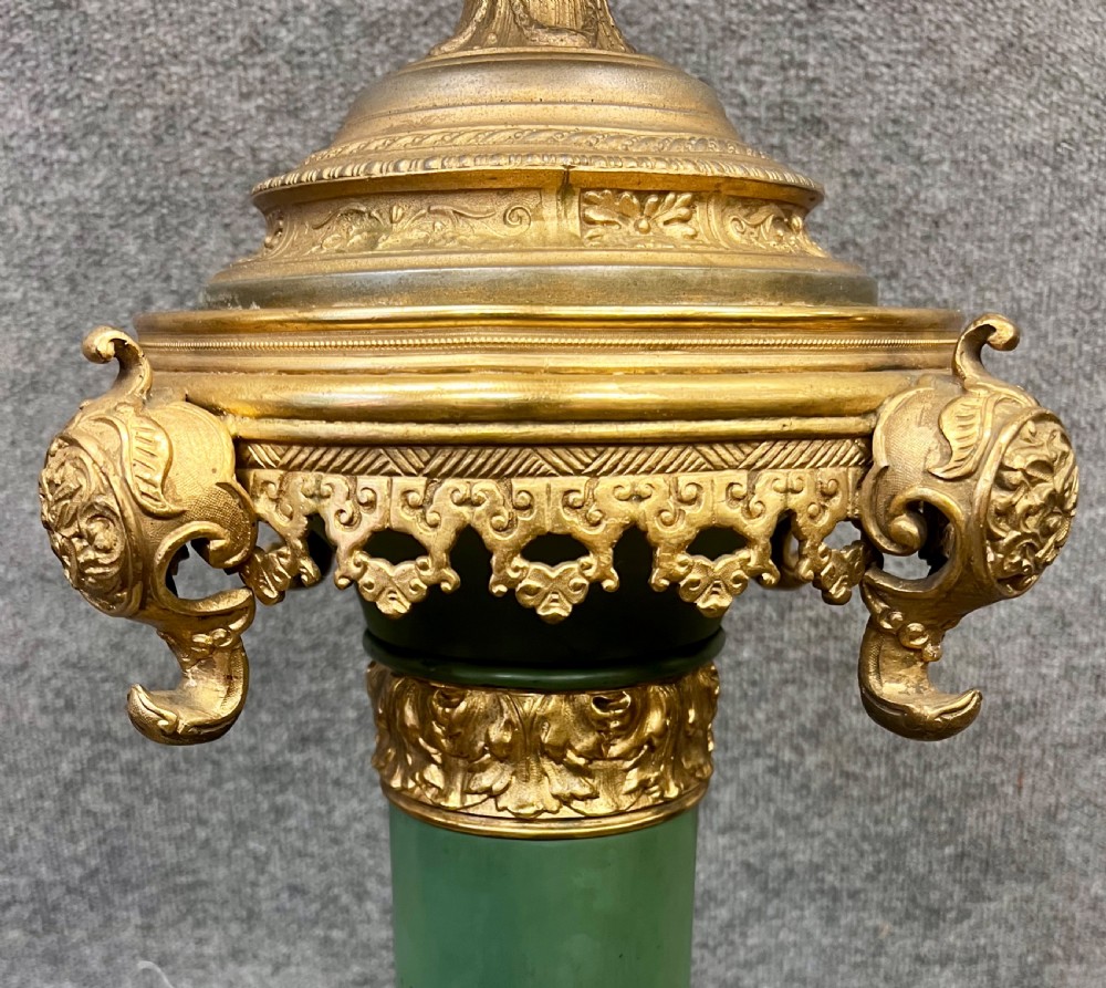 Unusual Brass, Metal and Painted Jardiniere on Stand View V