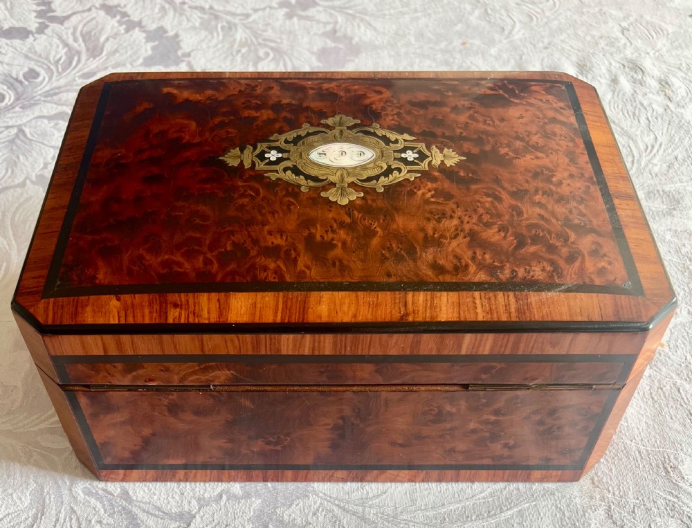 Fine Antique Palais Royal Sewing, Jewellery Etui Box View XI
