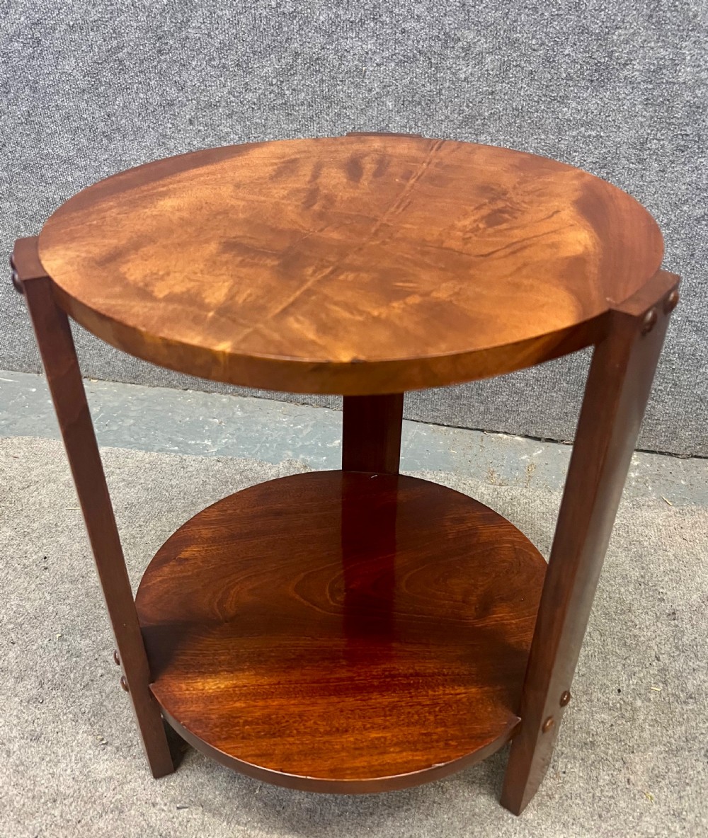 Pair of 2 Tier Art Deco occasional Tables View III