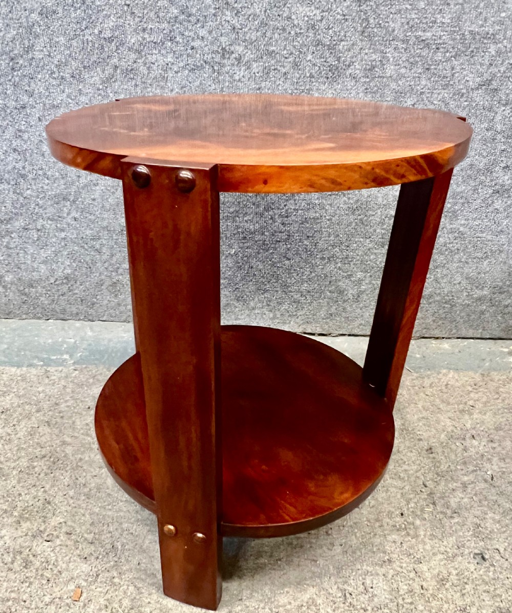 Pair of 2 Tier Art Deco occasional Tables View IV