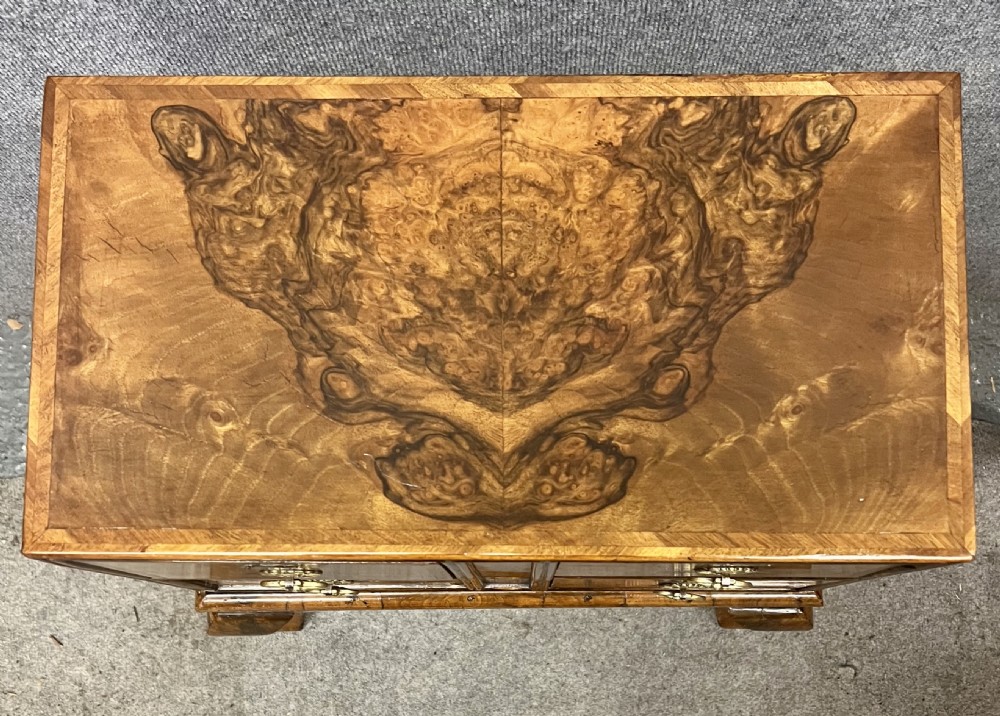 Small Antique Burr Walnut Chest on Stand View IV