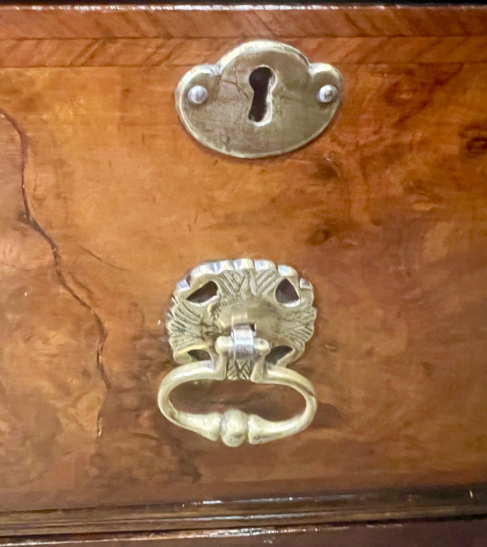 Small Antique Burr Walnut Chest on Stand View VIII