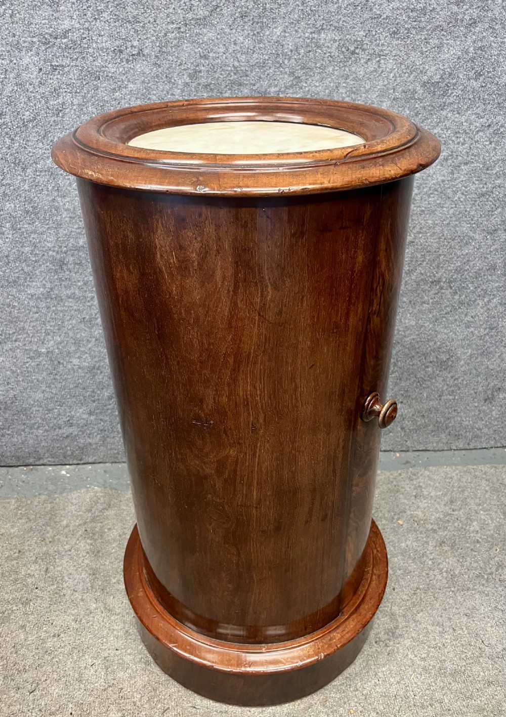 Victorian Mahogany Cylindrical Pot Cupboard View III