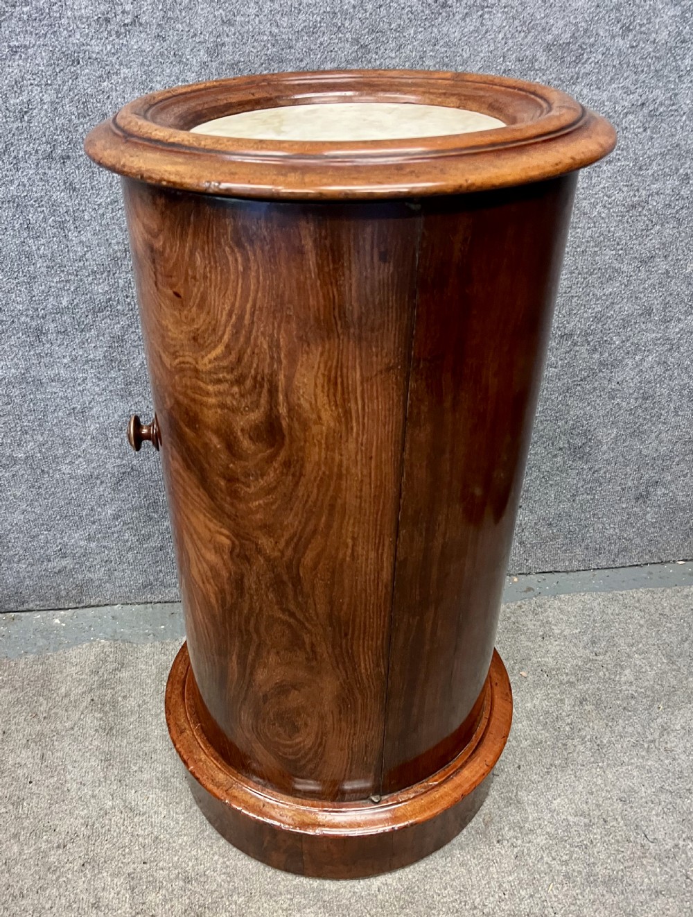 Victorian Mahogany Cylindrical Pot Cupboard View VI