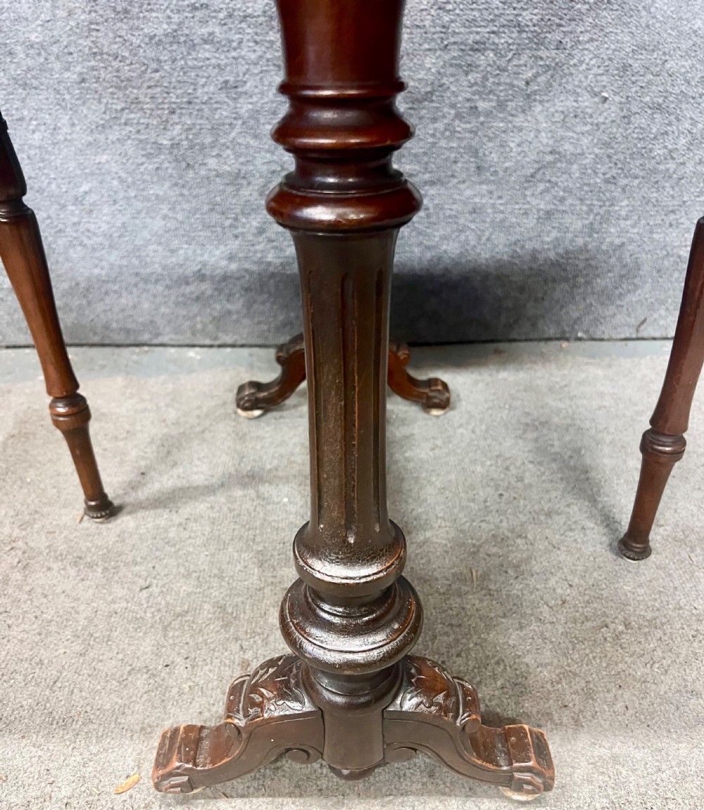 Victorian Walnut and Inlaid Baby Sutherland Table View X