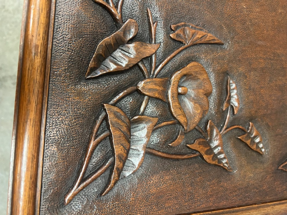 Unusual Antique Arts and Crafts Revolving Bookcase View VII