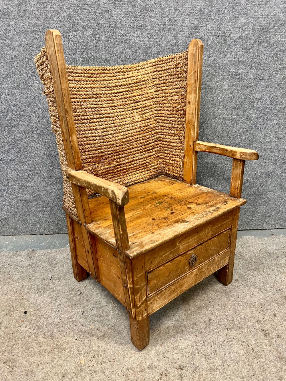 Antique Orkney Chair with Drawer
