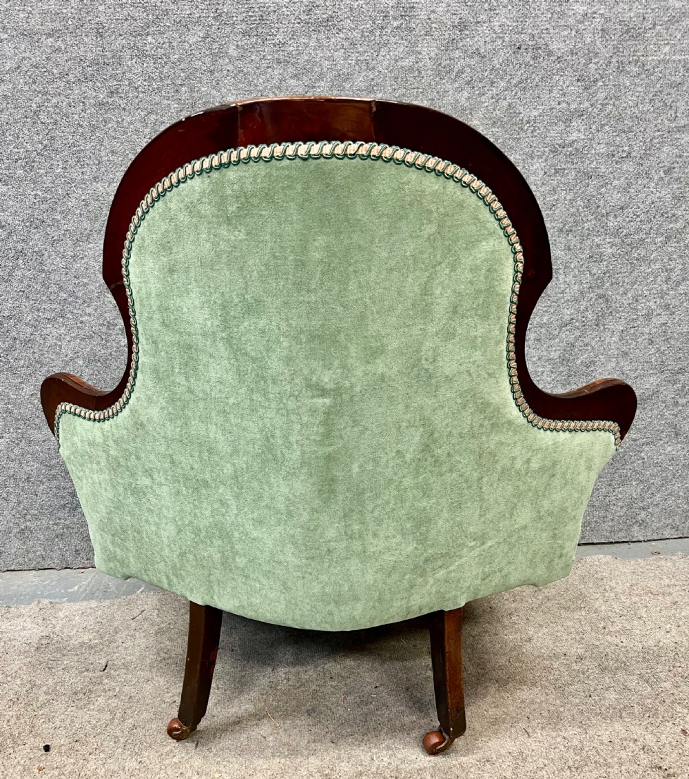Victorian Walnut Bedroom Chair View V