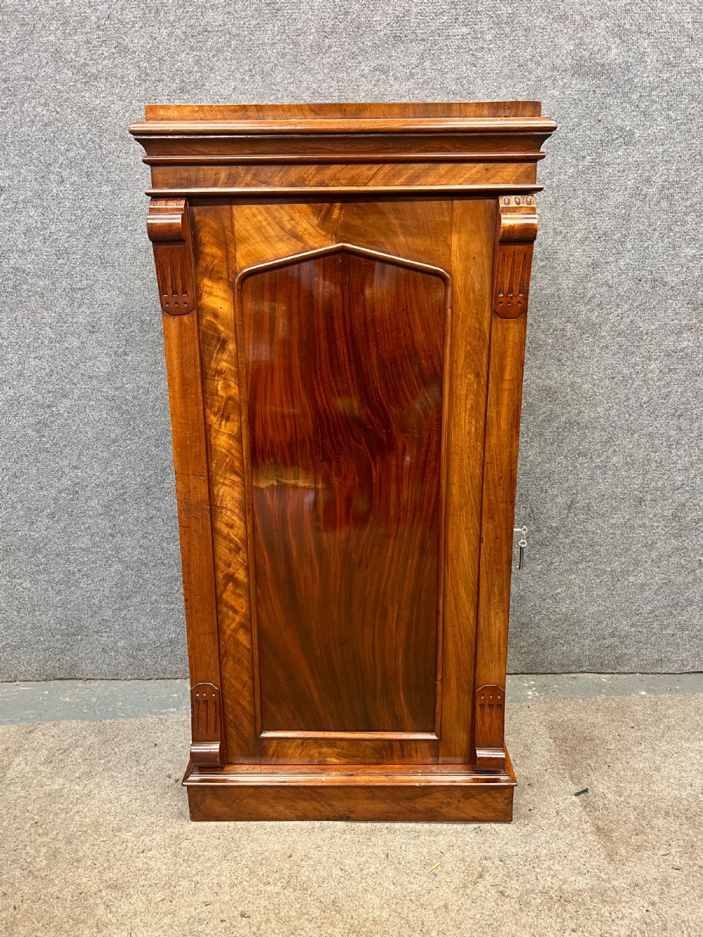 Good Quality Pair of Victorian Collectors Cabinets View IV