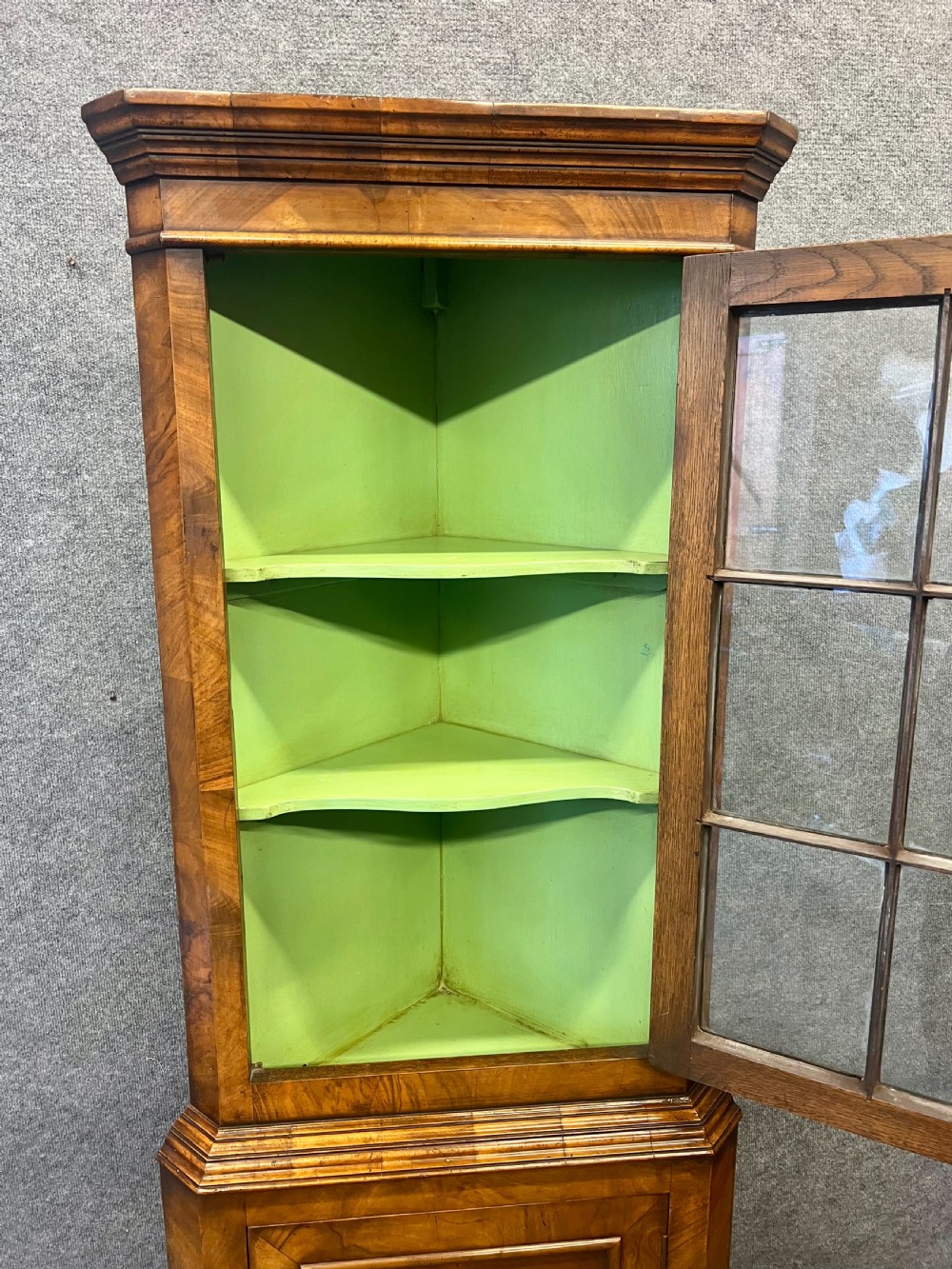 Quality Queen Anne Style Corner Cabinet View II