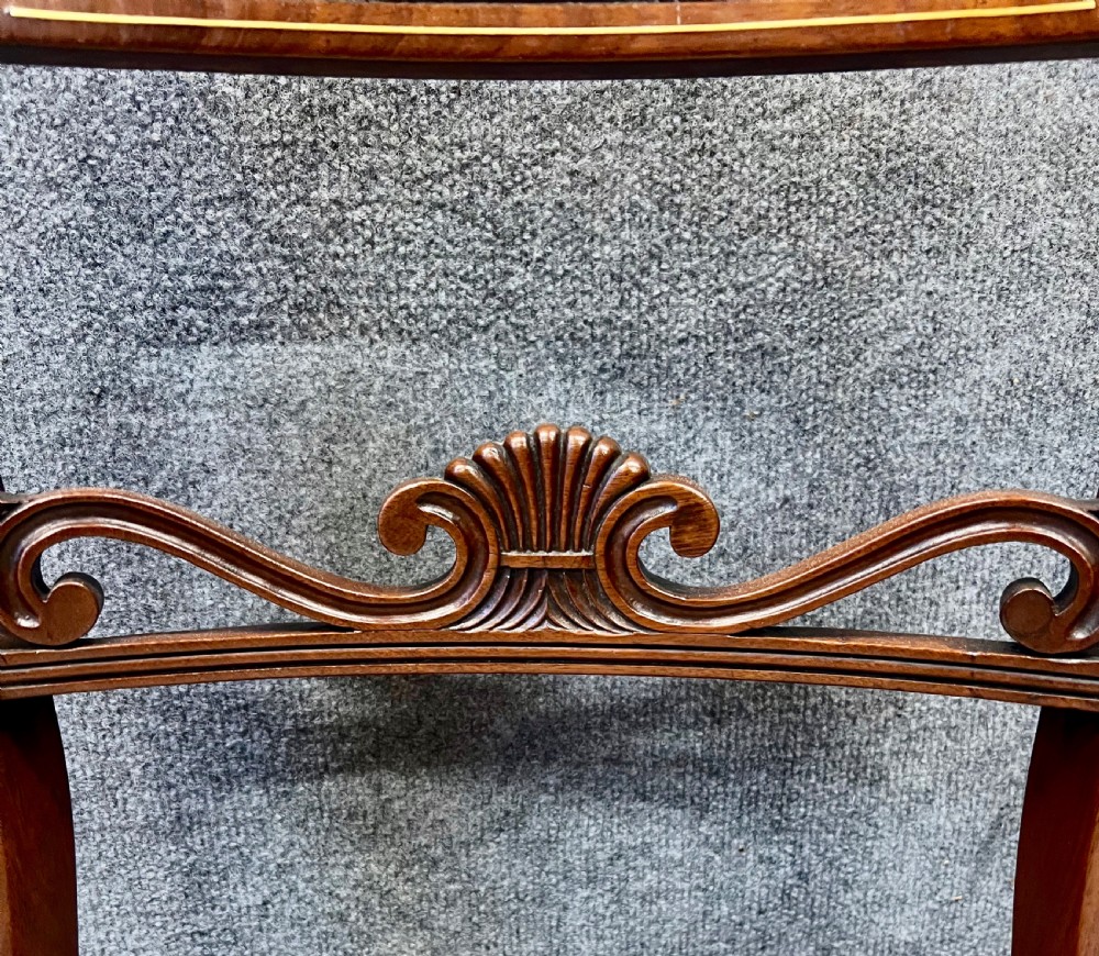 Pair of Regency Brass Inlaid Window Seats View III