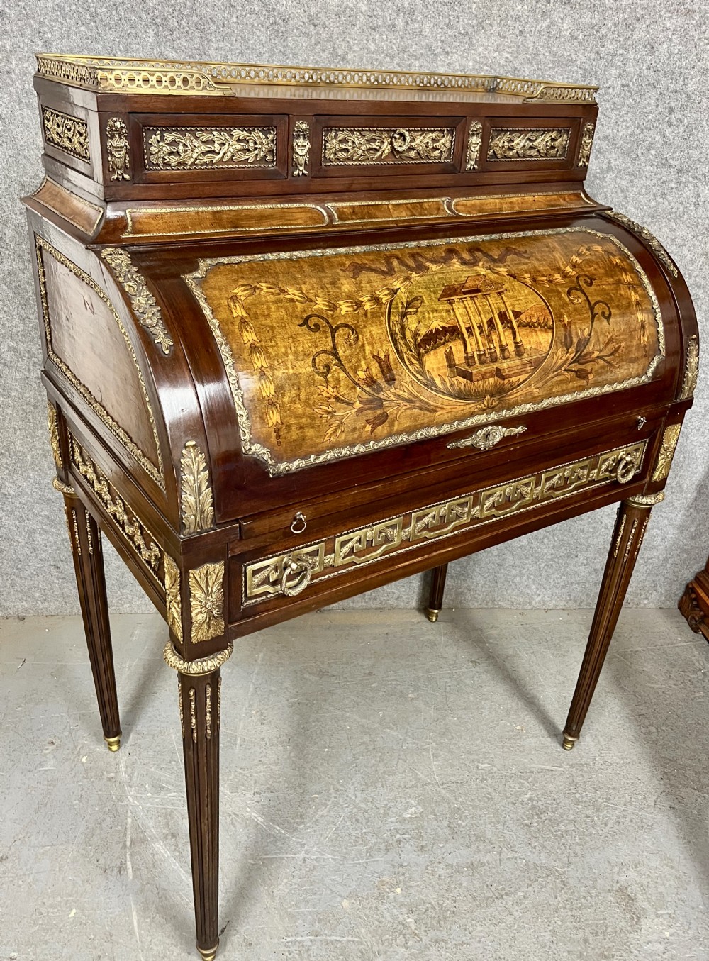 French Ladies Cylinder Desk