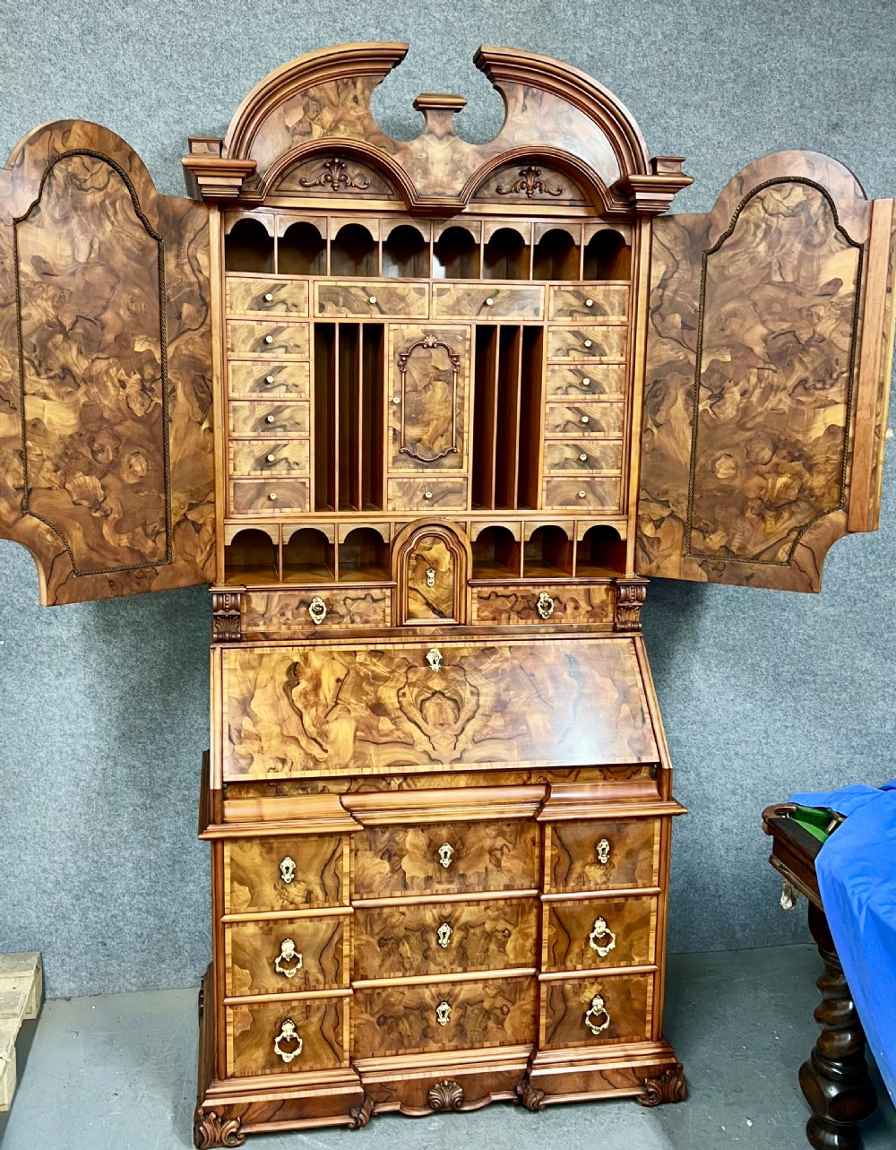 Large 18th.Century Style Bureau Cabinet View X