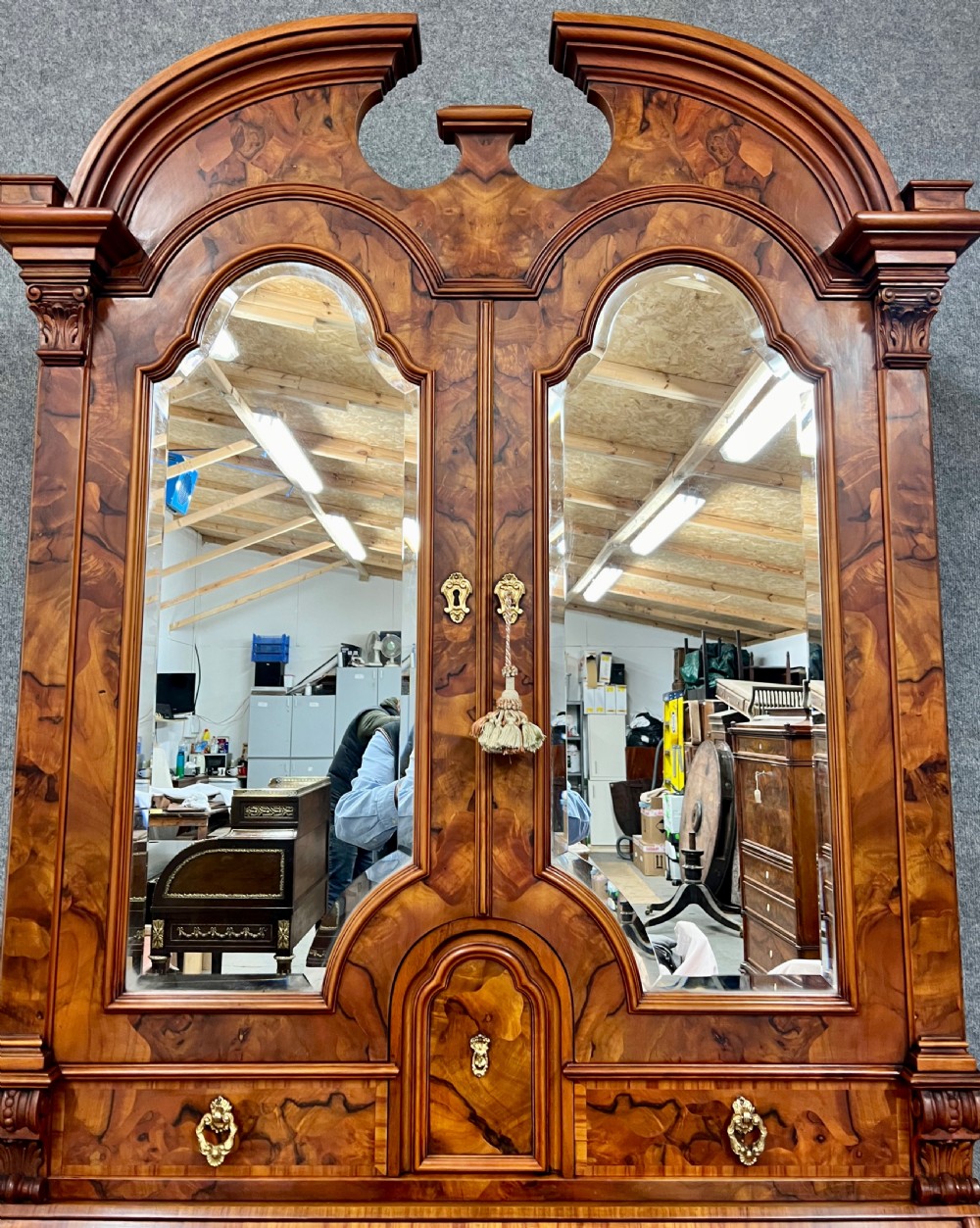 Large 18th.Century Style Bureau Cabinet View III