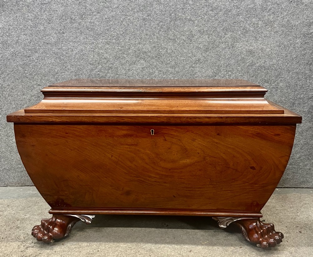 Large Willian IV Mahogany Wine Cooler by Robert Robson of Newcastle View X