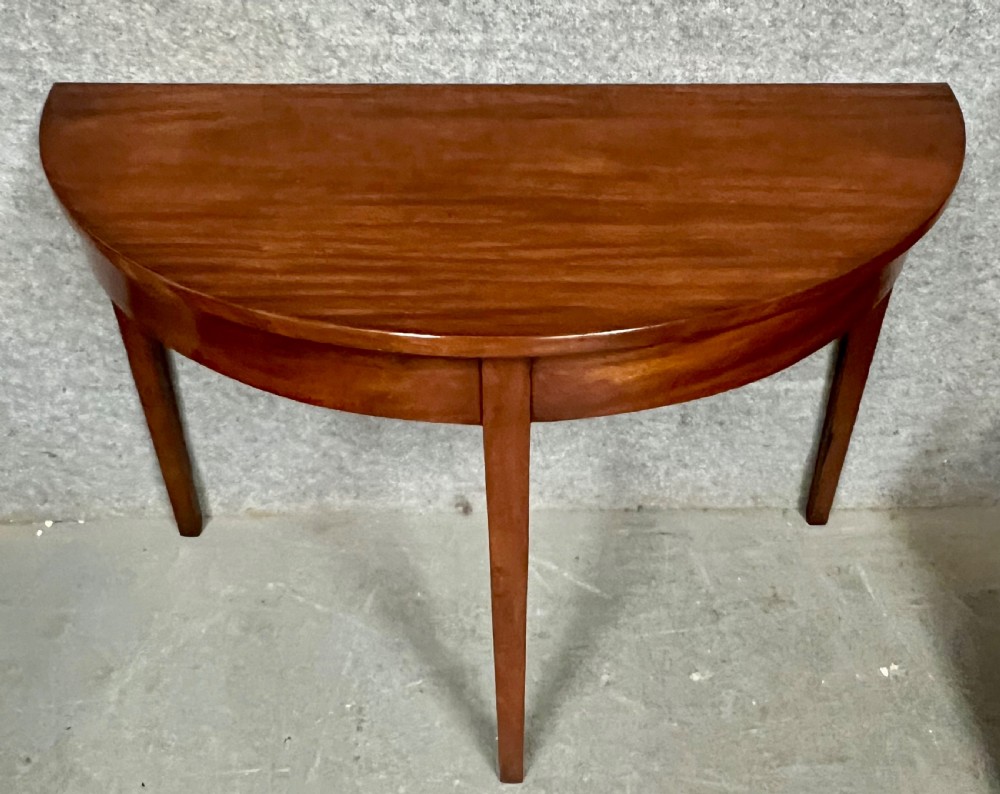 Pair of George III Mahogany Console Tables View V