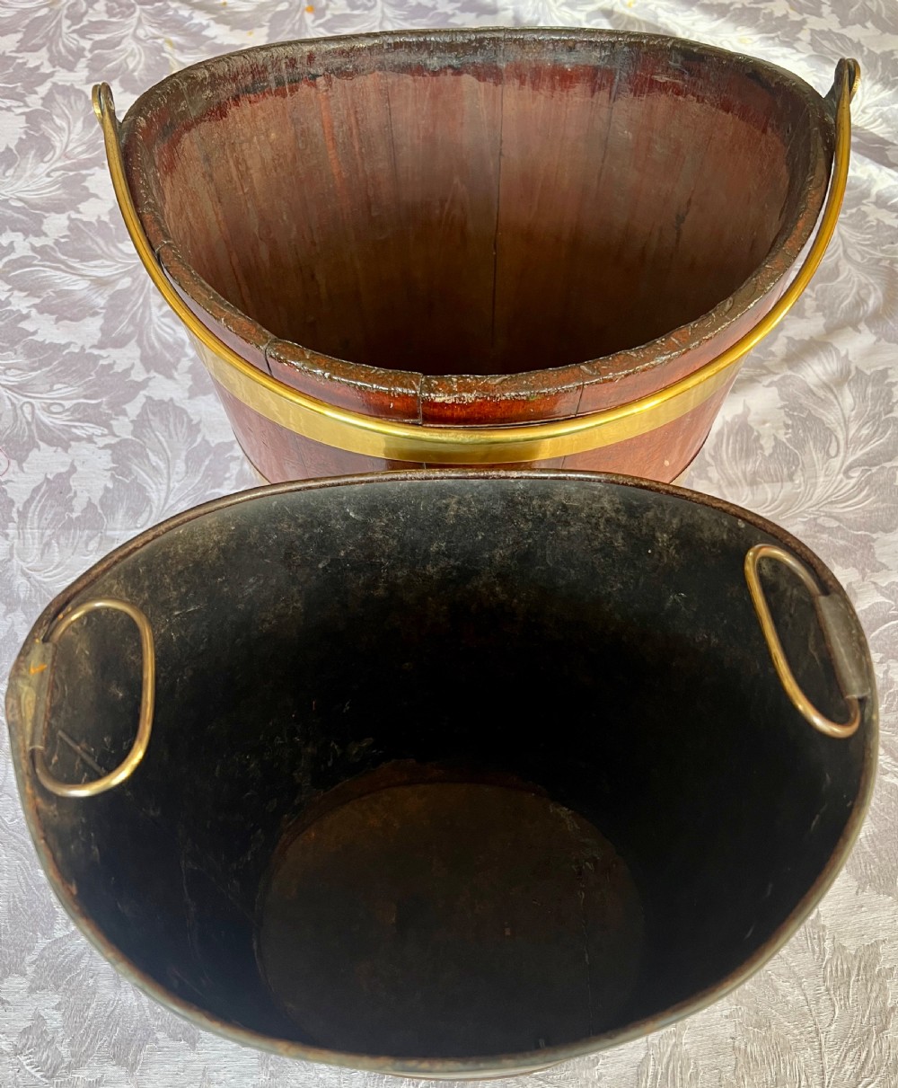 Georgian Mahogany Brass Bound Bucket View IV