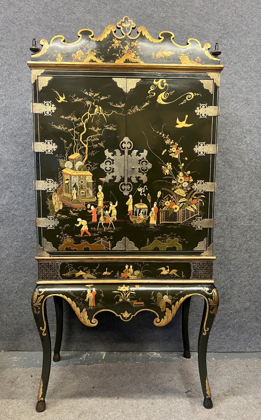 Stunning Chinoiserie Cabinet on Stand View II