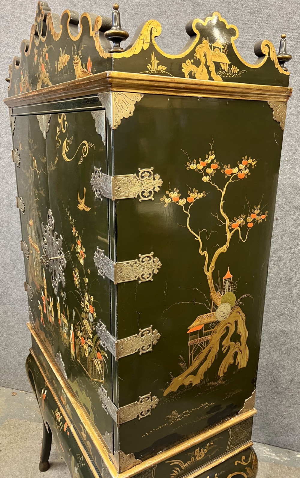 Stunning Chinoiserie Cabinet on Stand