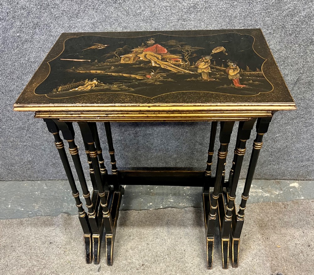 Chinoiserie Nest of 3 Tables View V