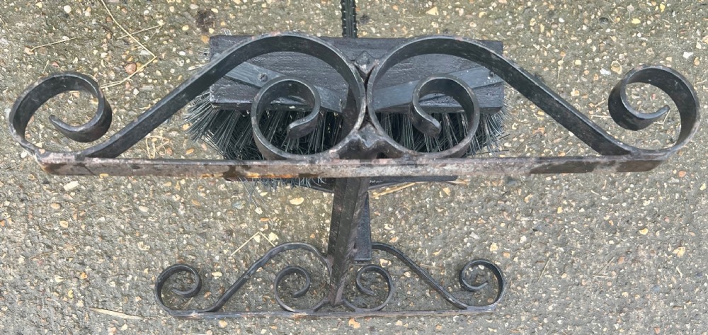 Large Country House Boot Scraper View V