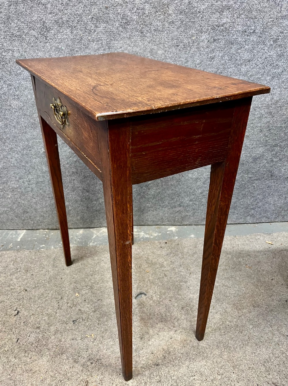 Small 18th.C.  Oak Side Table View V