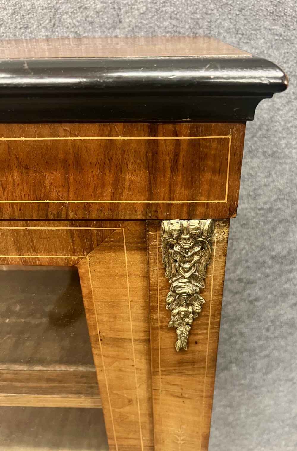 Victorian 2 Door Walnut Bookcase View III