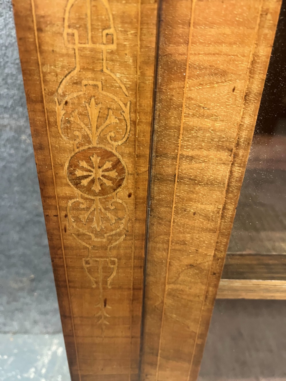 Victorian 2 Door Walnut Bookcase View IV