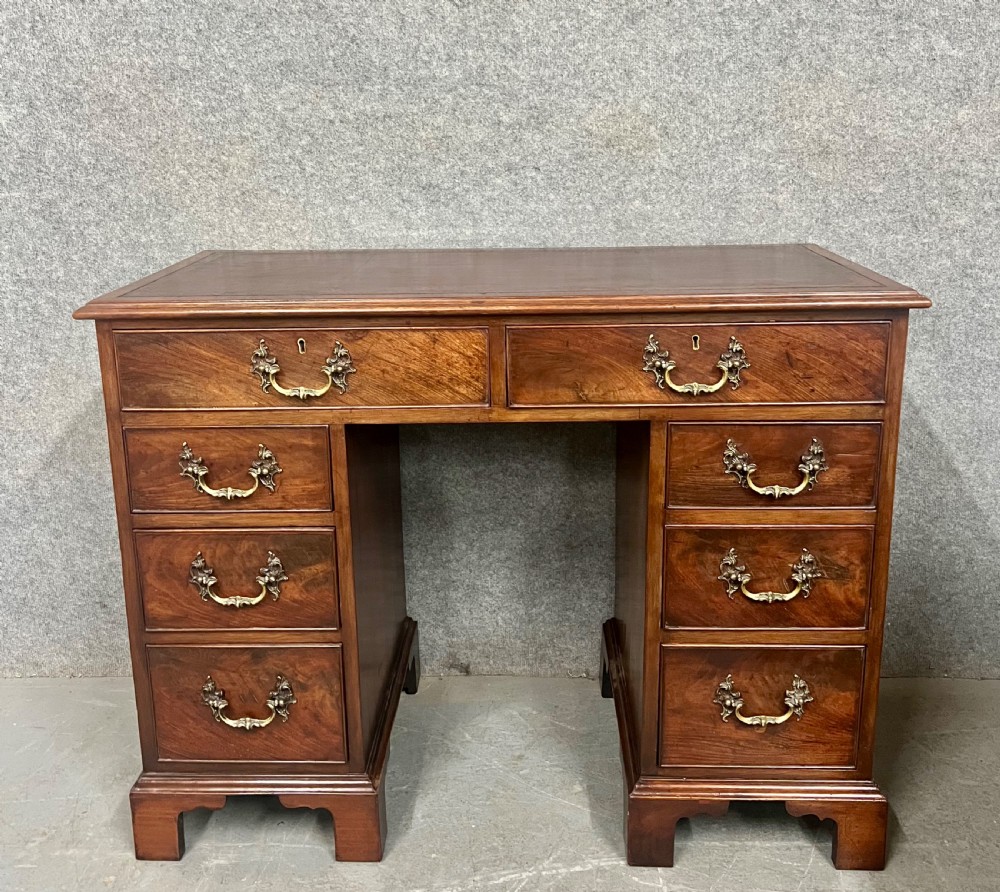 Small George III Style Mahogany Desk