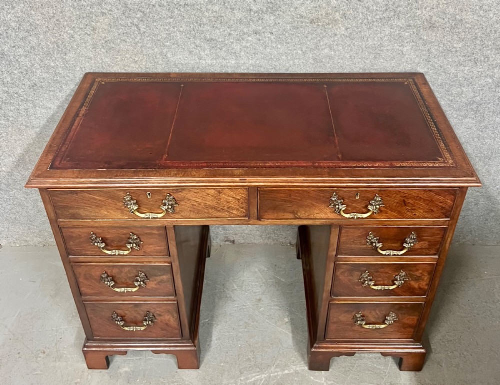 Small George III Style Mahogany Desk View II