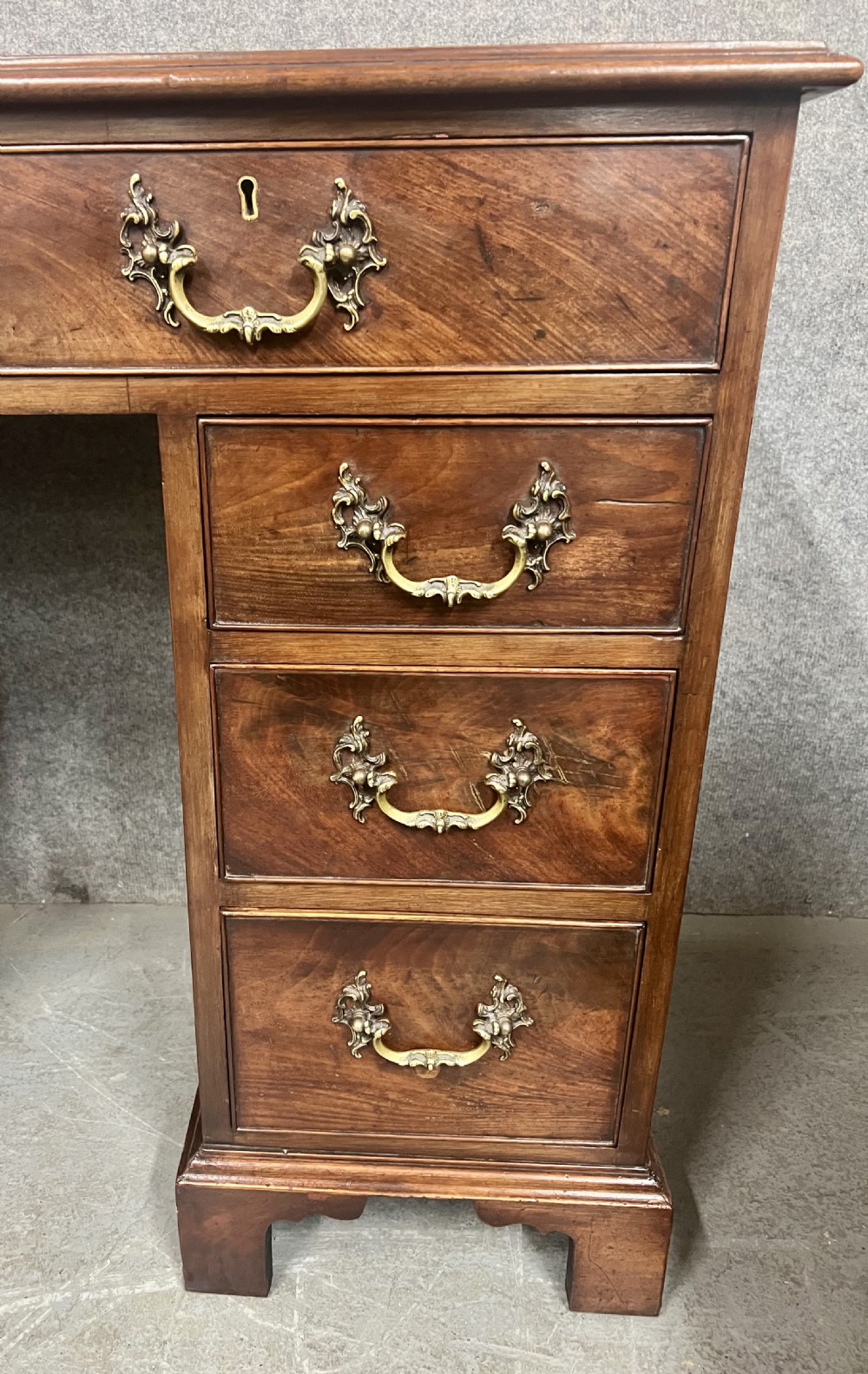 Small George III Style Mahogany Desk View VIII