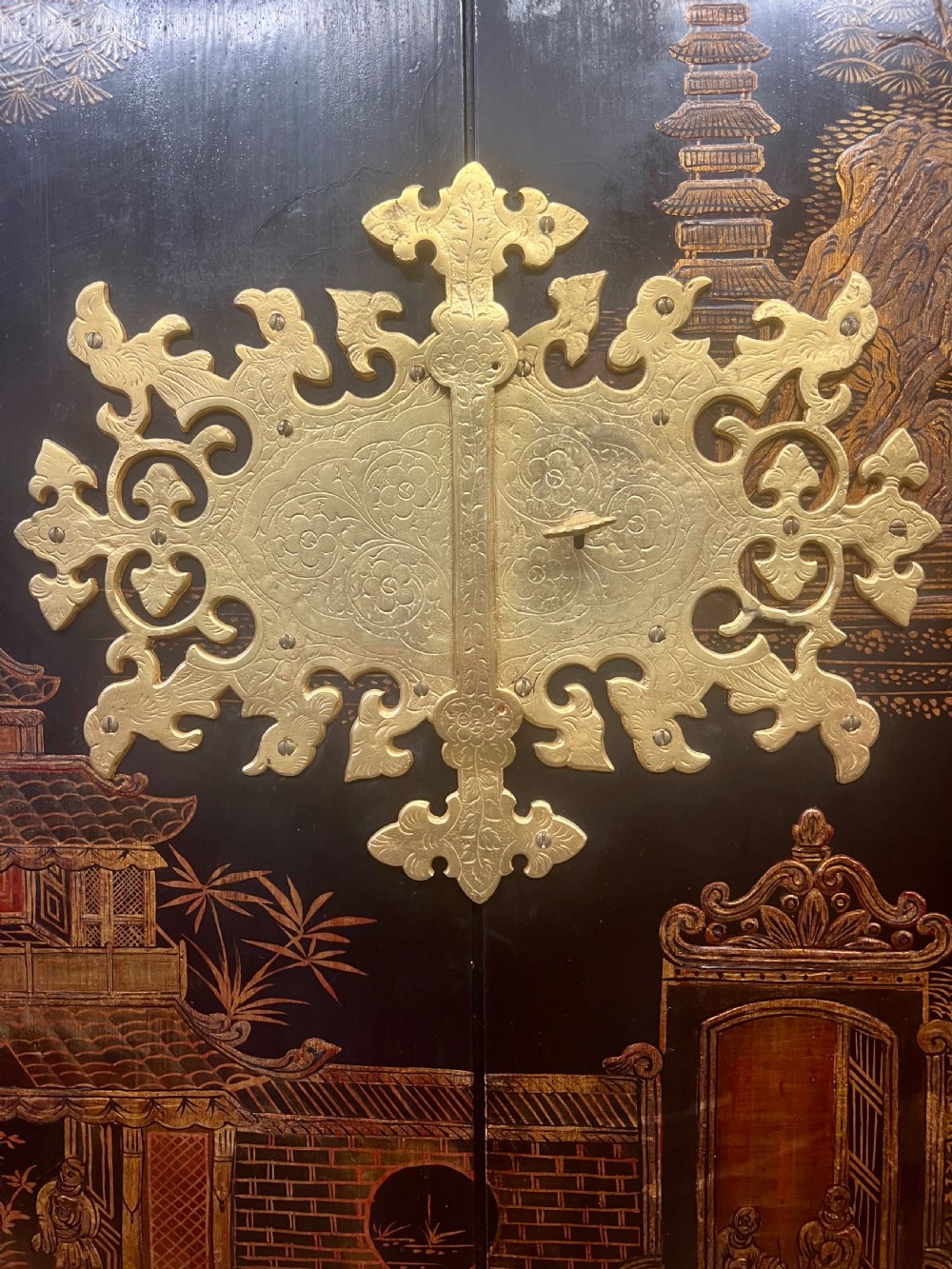 Superb Chinoiserie Cabinet on Stand View VIII