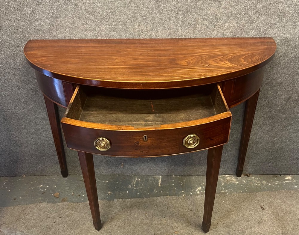 Georg III Mahogany Console Table View IV