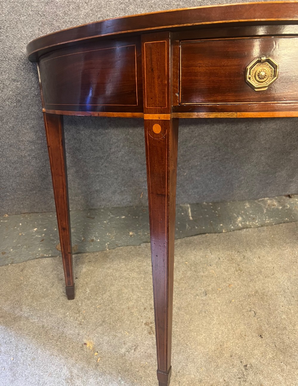 Georg III Mahogany Console Table View V