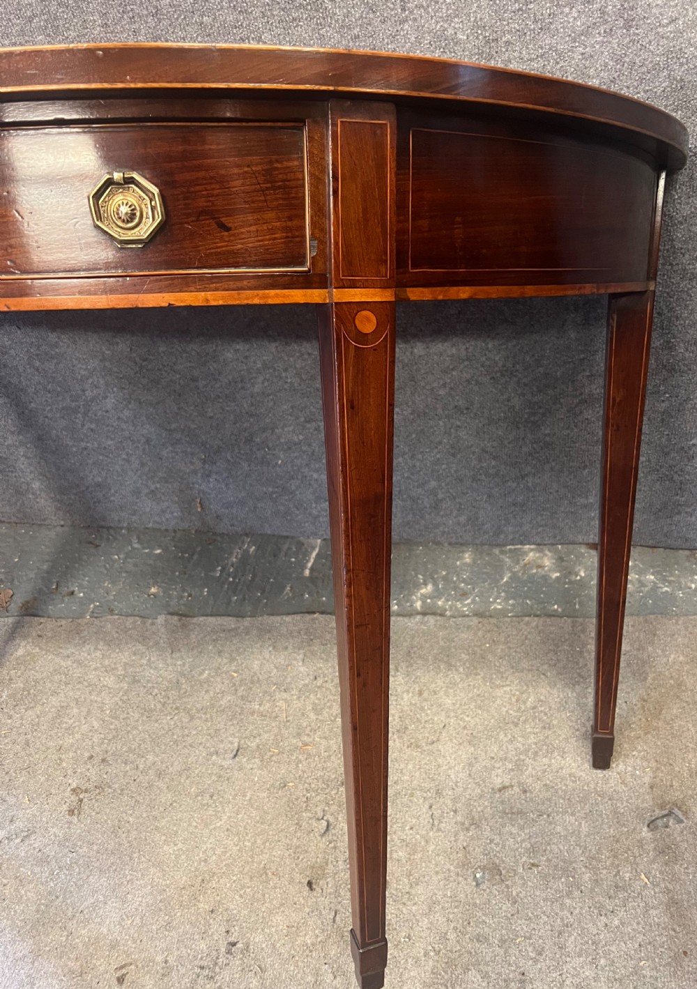 Georg III Mahogany Console Table View VI