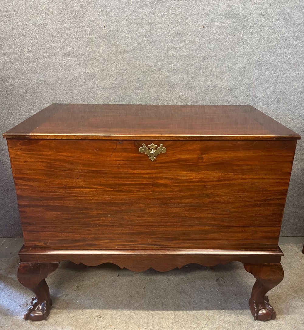 George III Mahogany Chest on Stand