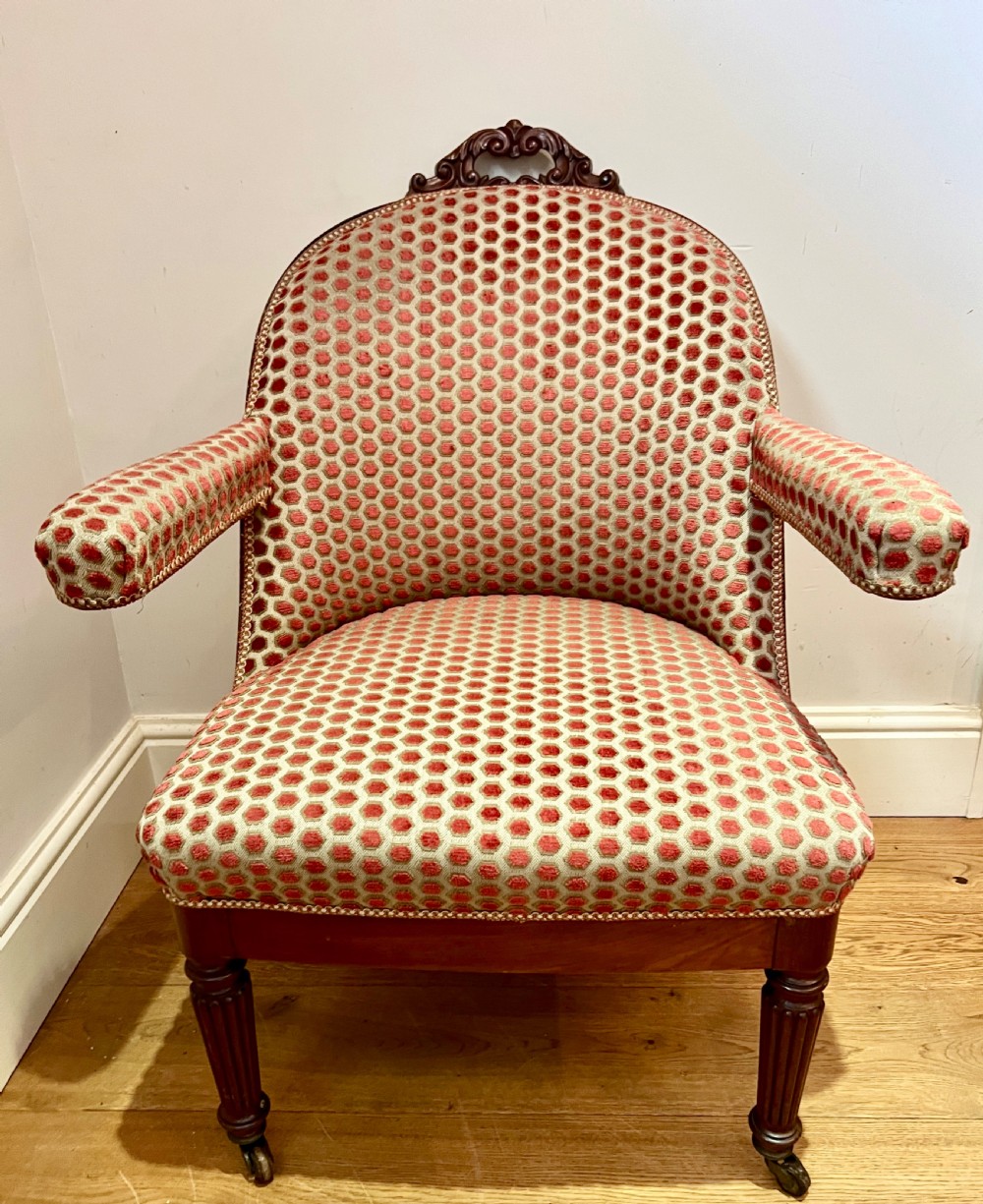 Superb Pair of 19th. Century Mahogany Chairs View II