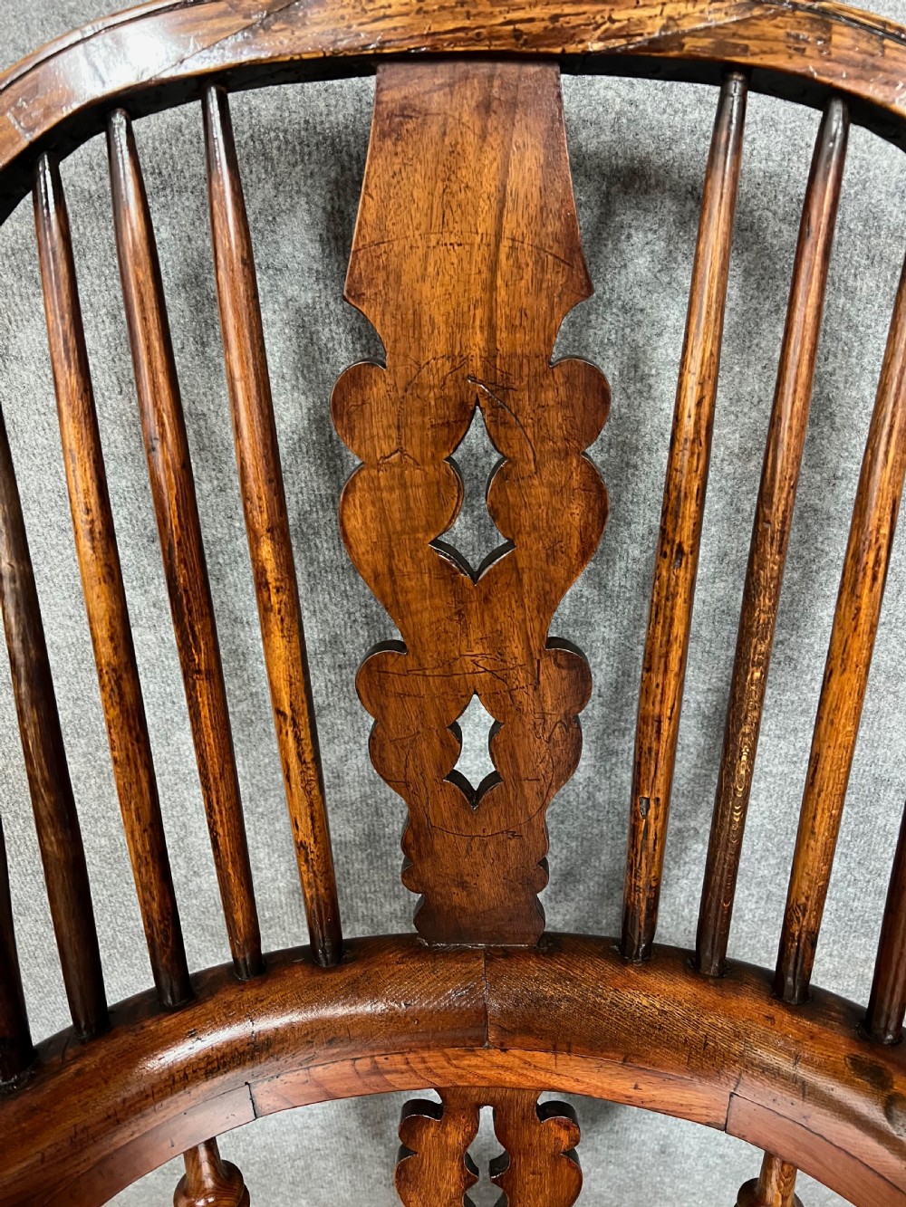 19th Century Broad Arm Windsor Chair View V