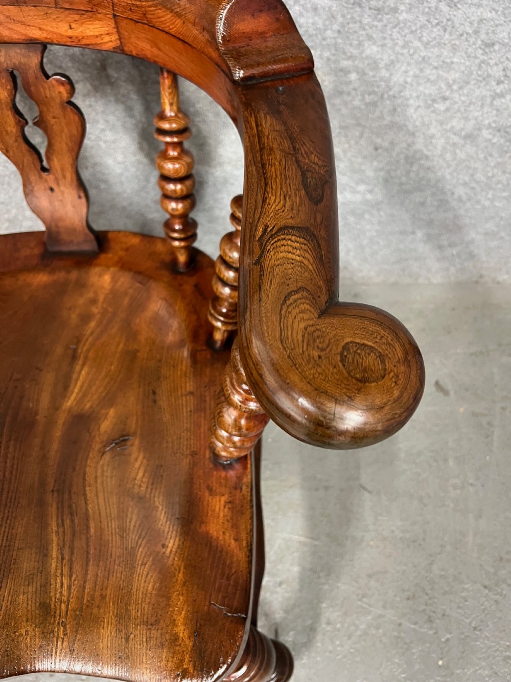 19th Century Broad Arm Windsor Chair View VII