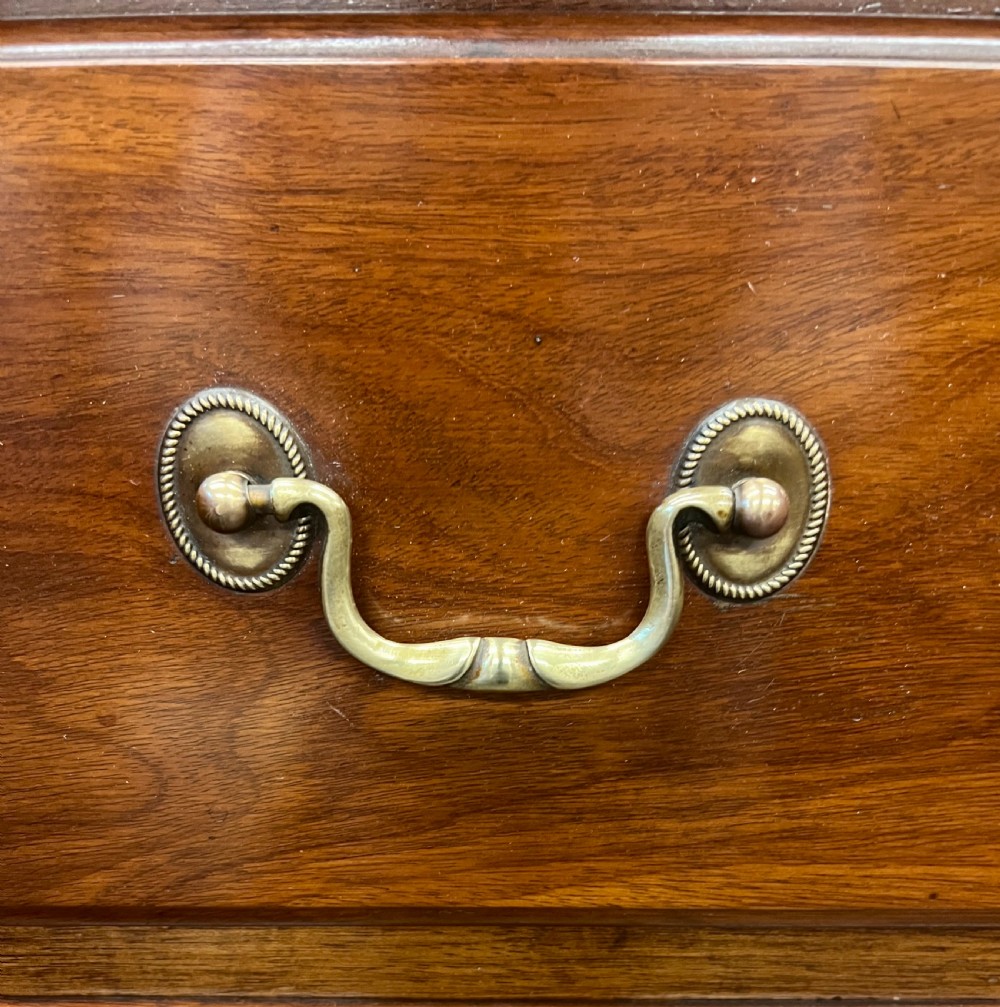 George III Mahogany Tall Boy Chest of Drawers View VII