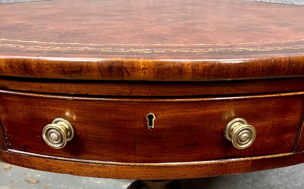 Regency Mahogany Drum Table Centre Table View IV