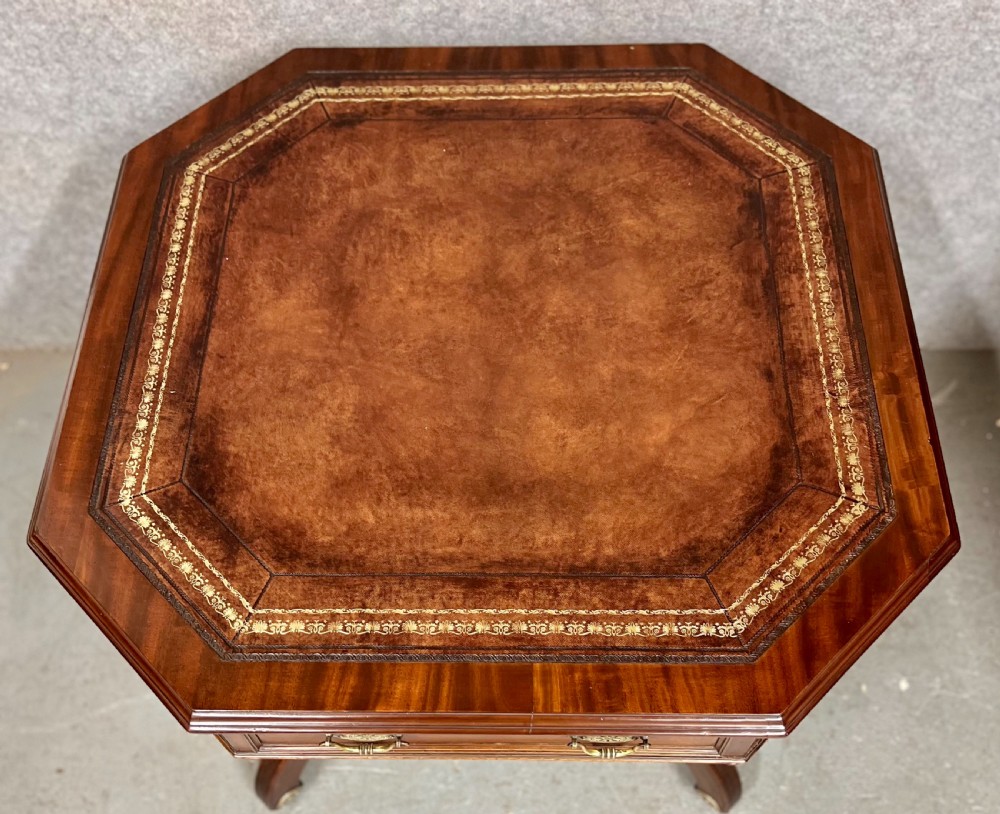 Maples & Co. Arts and Crafts Library Drum Table View III