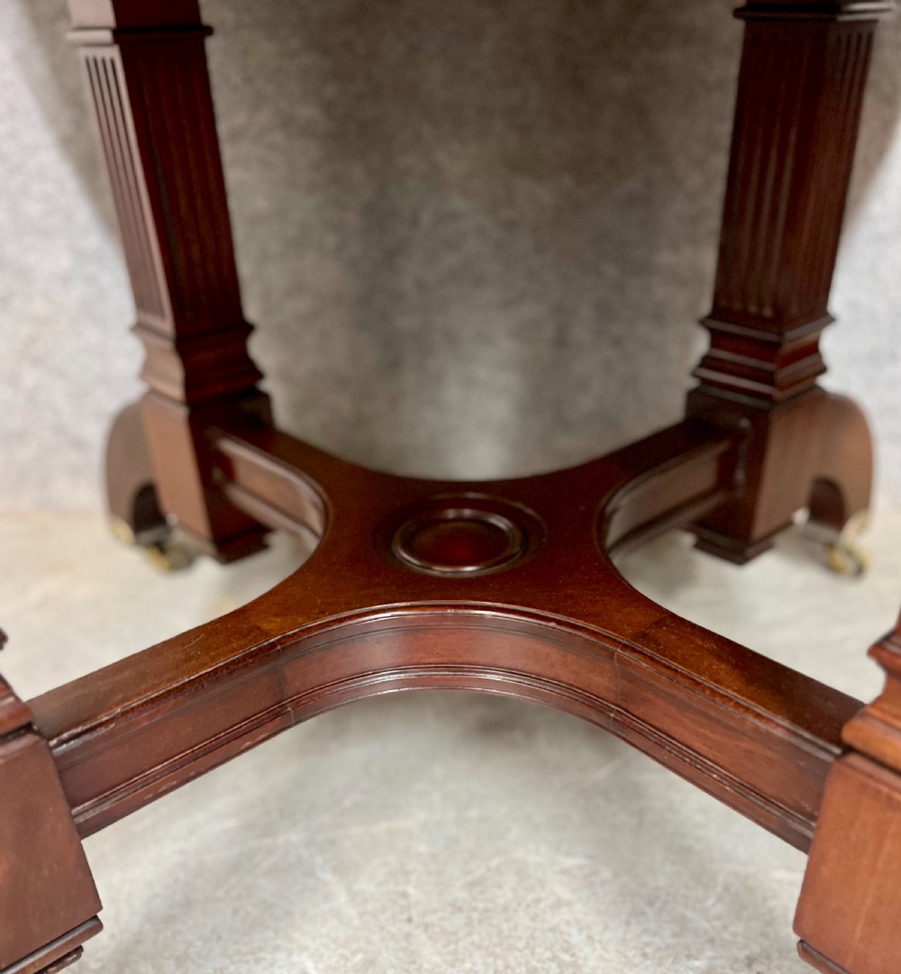 Maples & Co. Arts and Crafts Library Drum Table View V