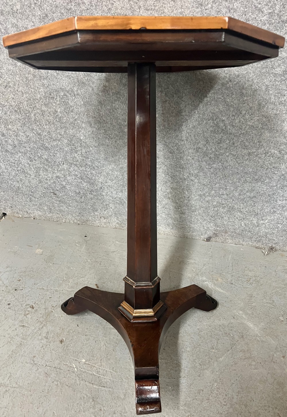 Antique Mahogany & inlaid Chess Table View V